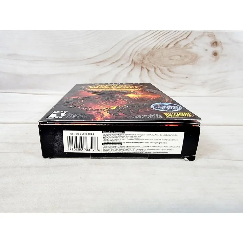 World of Warcraft Cataclysm Expansion Set PC Game DVD-ROM CIB W/Codes